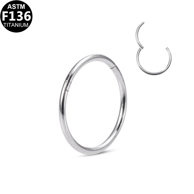 ASTM F136 Titanium 20G 18G 16G 14G Segment Clicker Implant Grade Piercing Jewelry