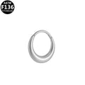 ASTM F136 Titanium 16G Thickened Crescent Moon Segment Clicker Hypoallergenic Piercing Jewelry