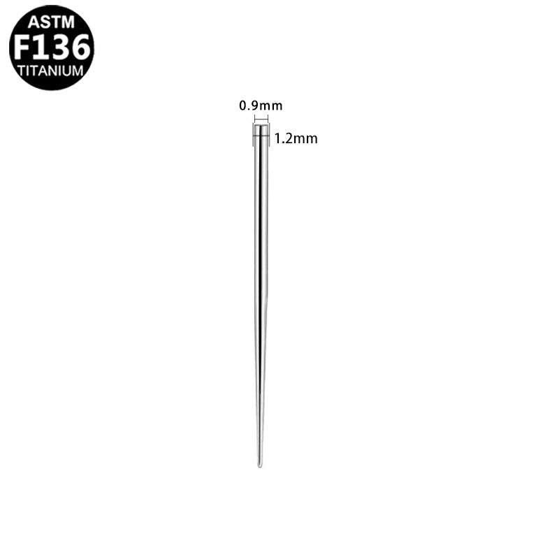 ASTM F136 Titanium Uncture Guiding Needle for External Thread Hypoallergenic
