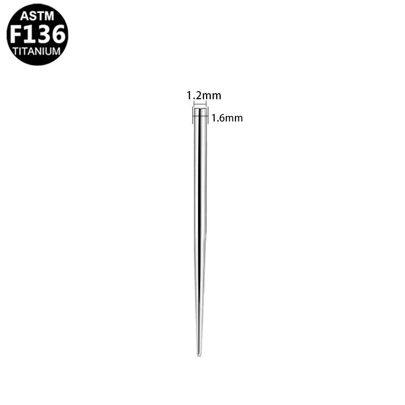 ASTM F136 Titanium Uncture Guiding Needle for External Thread Hypoallergenic