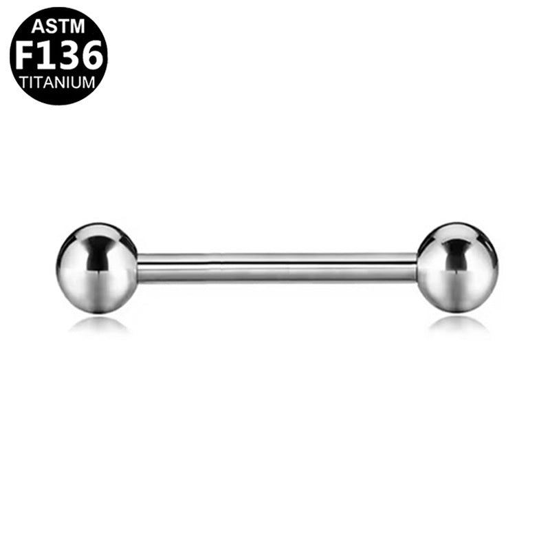 ASTM F136 Titanium Internal Thread Basic Barbell Hypoallergenic Piercing Jewelry