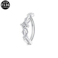 ASTM F136 Titanium 14G Geometric Rhombus Shield Belly Button Clicker Implant Grade Piercing Jewelry
