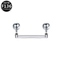ASTM F136 Titanium 16G Internal Thread Dermal Anchor Professional Hypoallergenic Implant Grade Body Piercing Jewelry