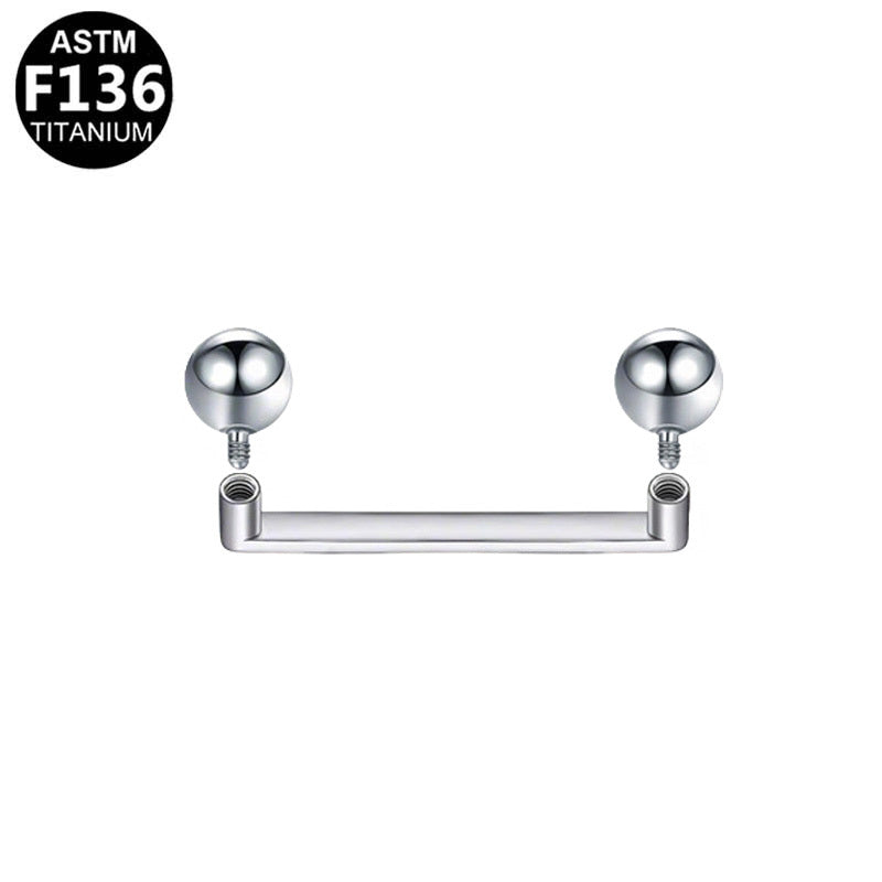 ASTM F136 Titanium 16G Internal Thread Dermal Anchor Professional Hypoallergenic Implant Grade Body Piercing Jewelry