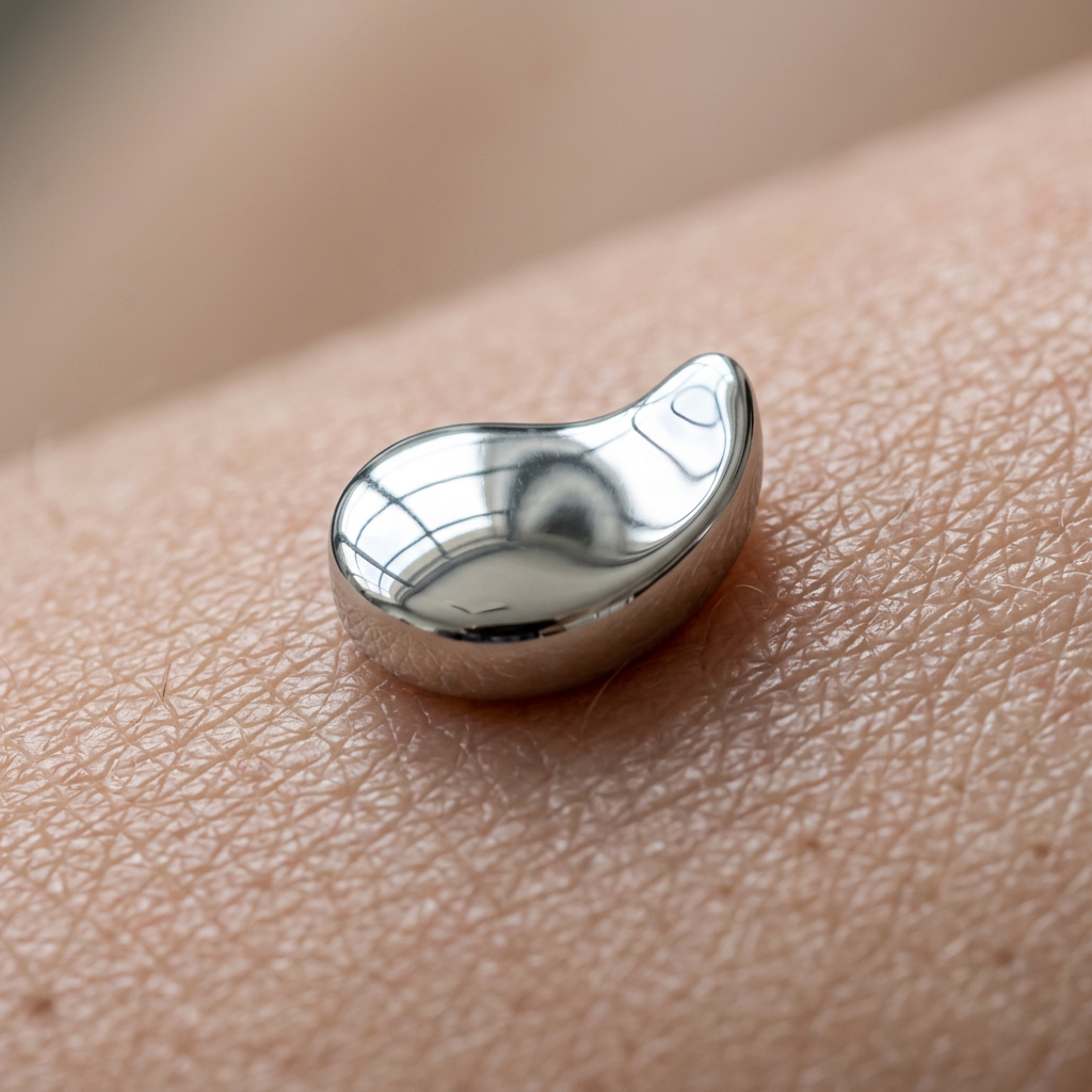 ASTM F136 Titanium 14G Teardrop Internal Thread Dermal Anchor Hypoallergenic Implant Grade Body Piercing Jewelry