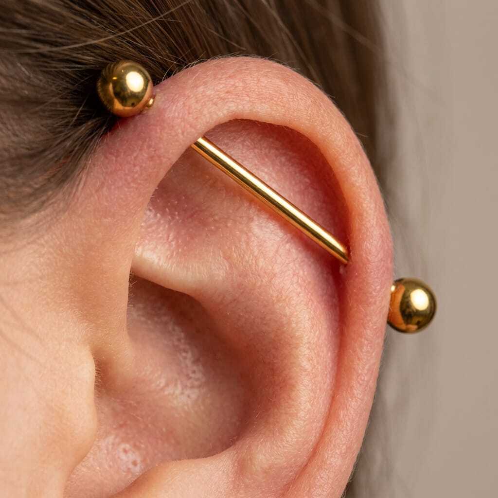 ASTM F136 Titanium Internal Thread Basic Barbell Hypoallergenic Piercing Jewelry